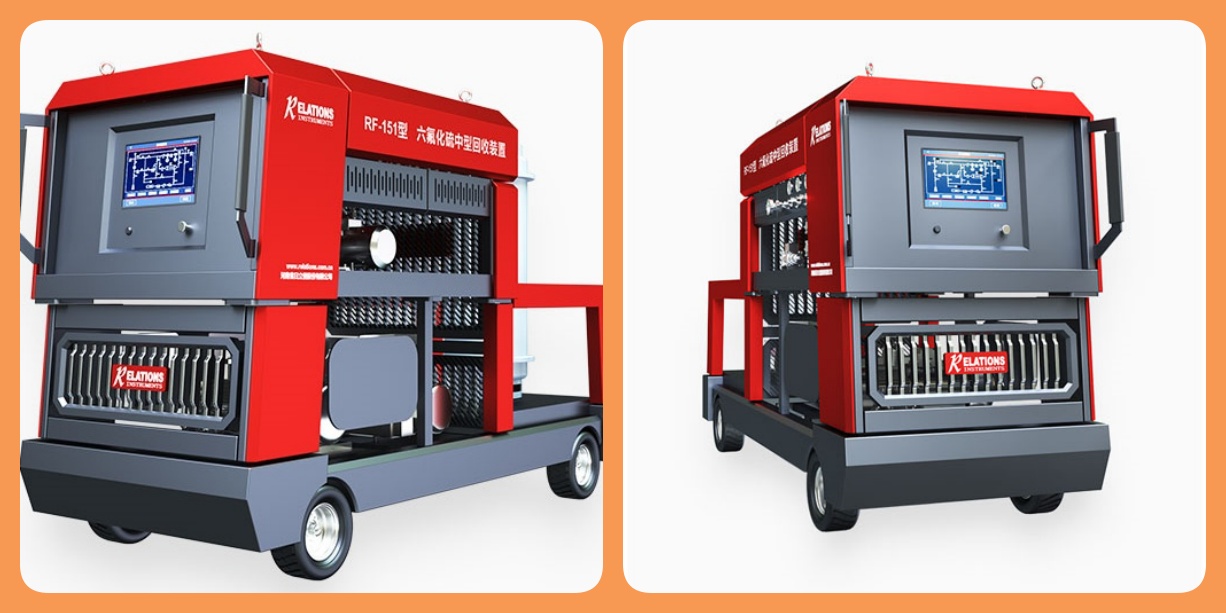SF6 gas recovery device