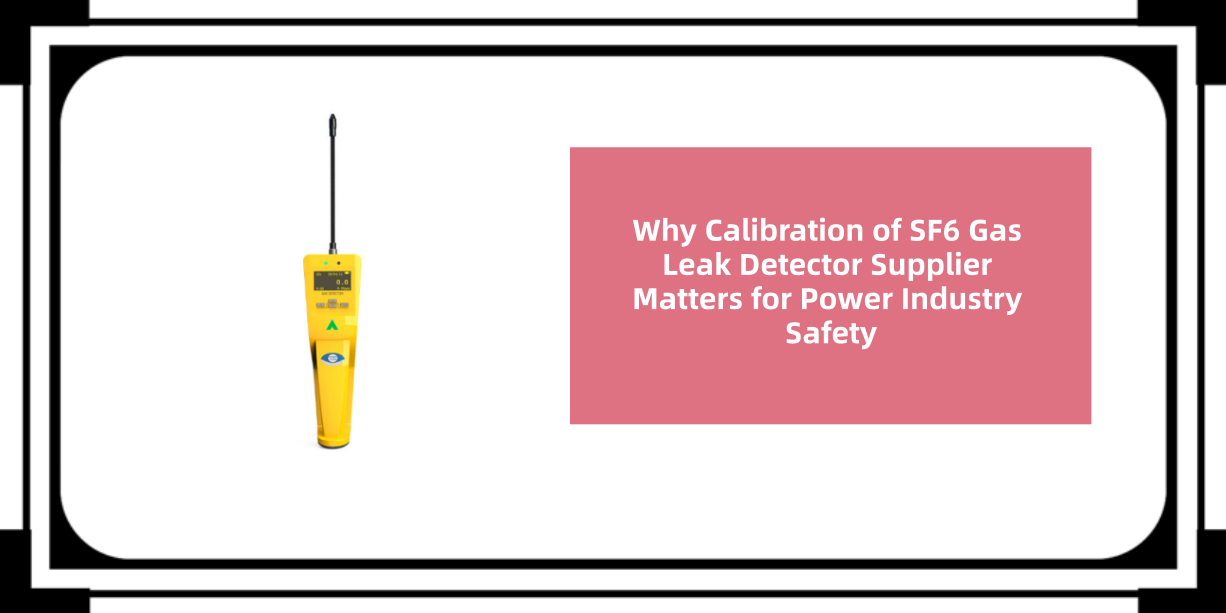 Why Calibration of SF6 Gas Leak Detector Supplier Matters for Power Industry Safety