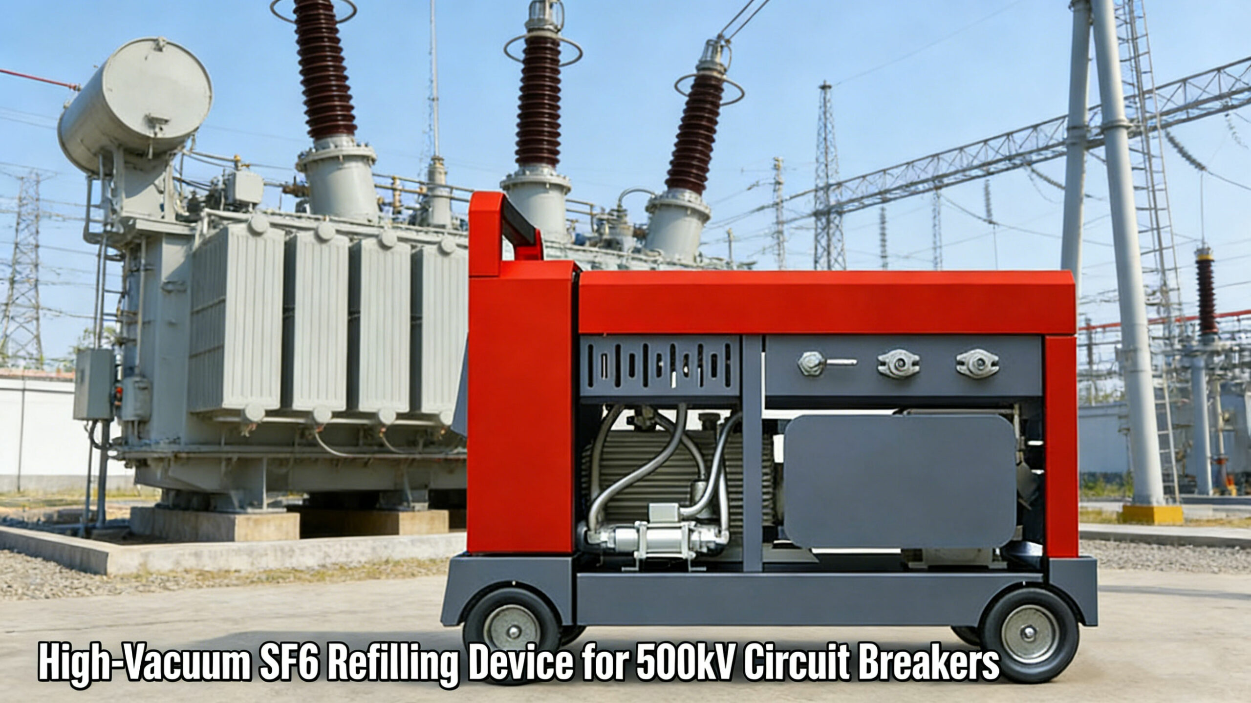 High-Vacuum SF6 Refilling Device for 500kV Circuit Breakers