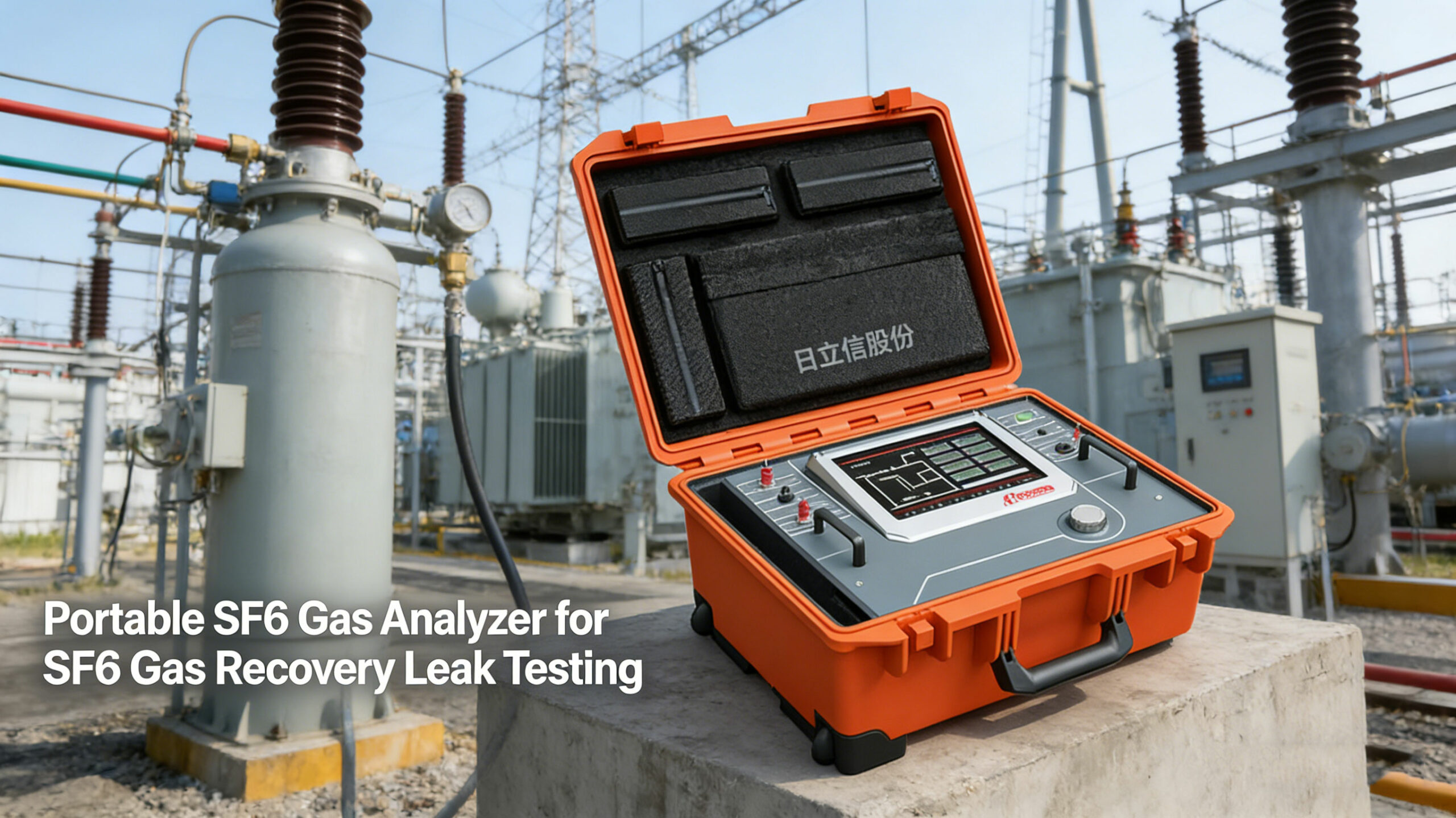 Portable SF6 Gas Analyzer for SF6 Gas Recovery Leak Testing