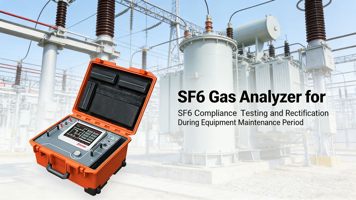 SF6 Gas Analyzer for SF6 Compliance Testing and Rectification During Equipment Maintenance Period
