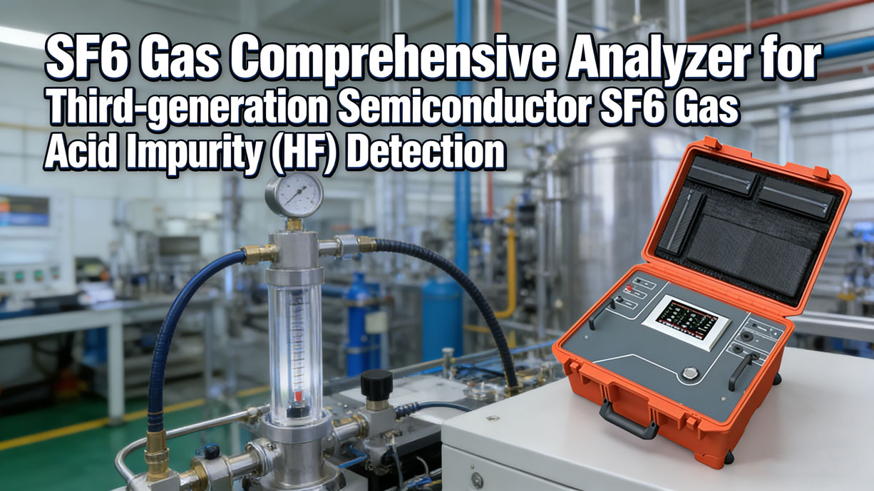 SF6 Gas Comprehensive Analyzer for Third-generation Semiconductor SF6 Gas Acid Impurity (HF) Detection