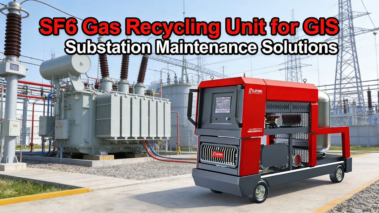 SF6 Gas Recycling Unit for GIS Substation Maintenance Solutions