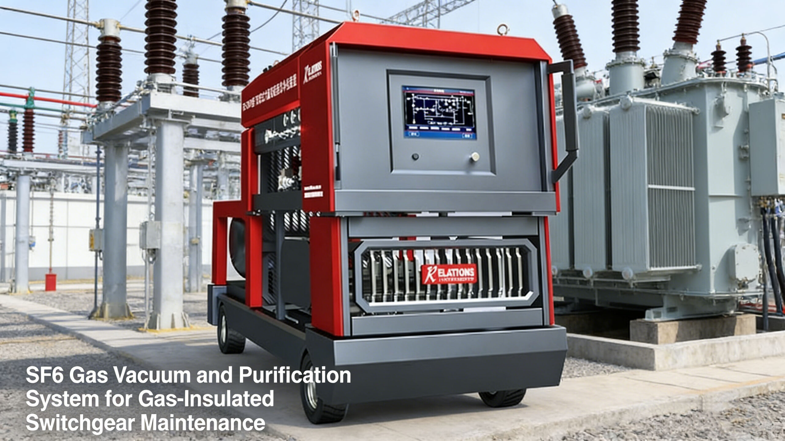 SF6 Gas Vacuum and Purification System for Gas-Insulated Switchgear Maintenance