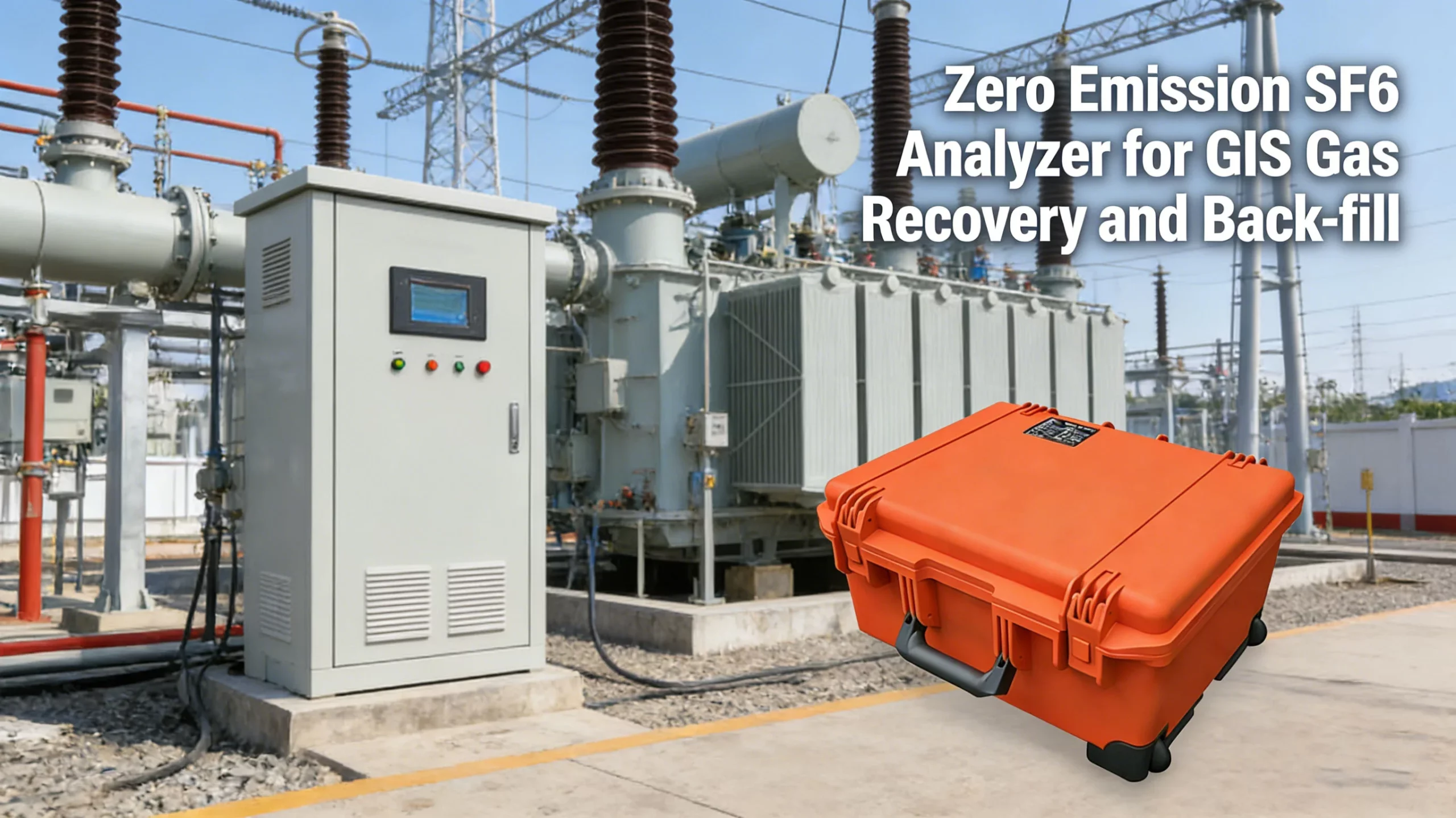 Zero Emission SF6 Analyzer for GIS Gas Recovery and Back-fill