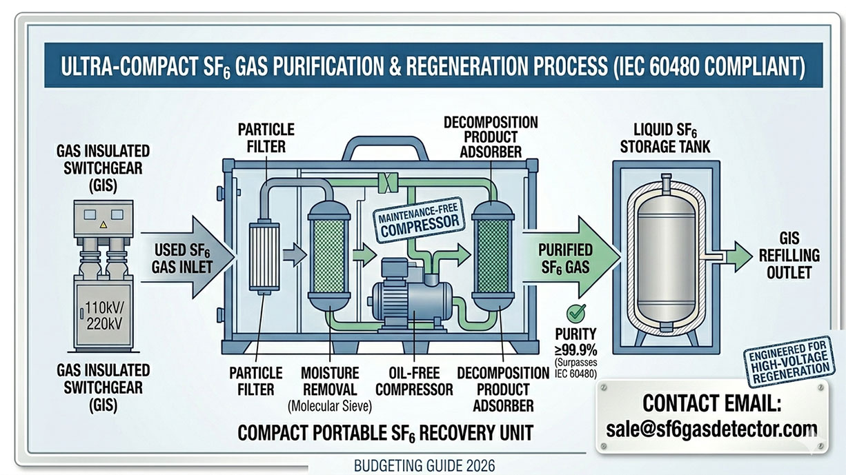 Cost of SF6 Gas Disposal and Recycling System 2026 | Guide