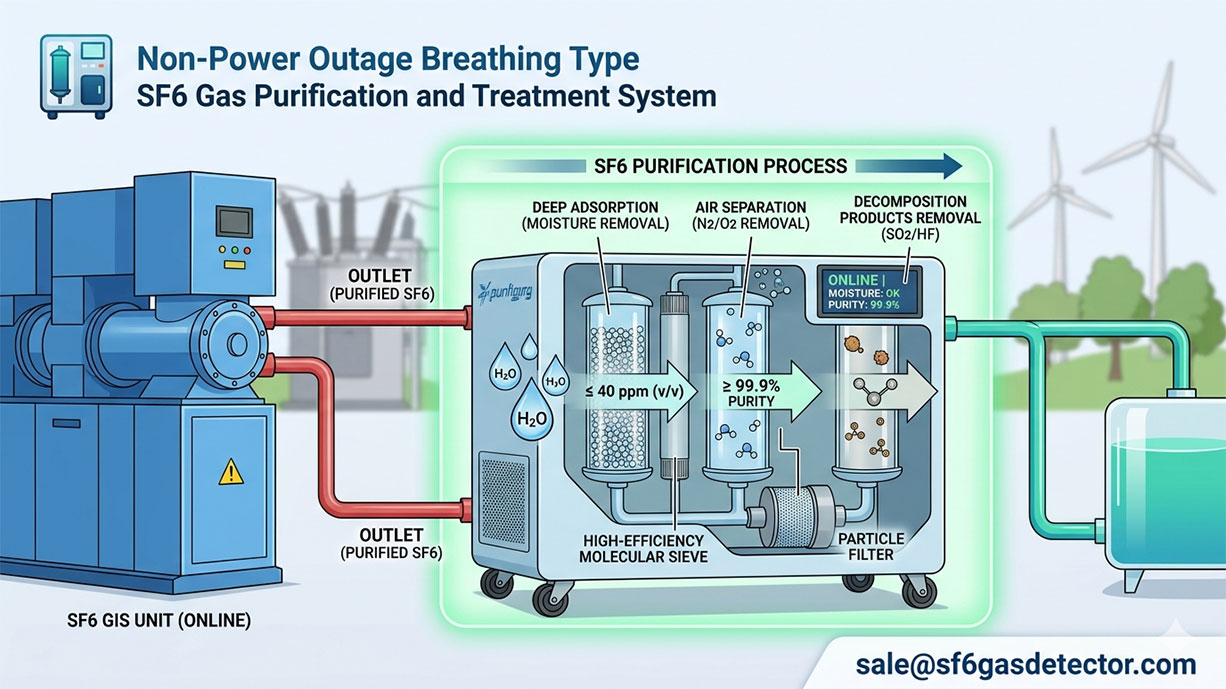 How Does the SF6 Purification Process Remove Moisture and Air