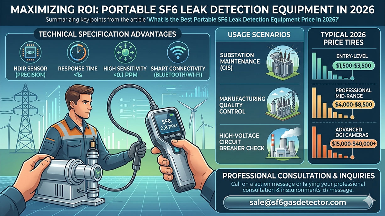 Portable SF6 leak detection equipment price 2026