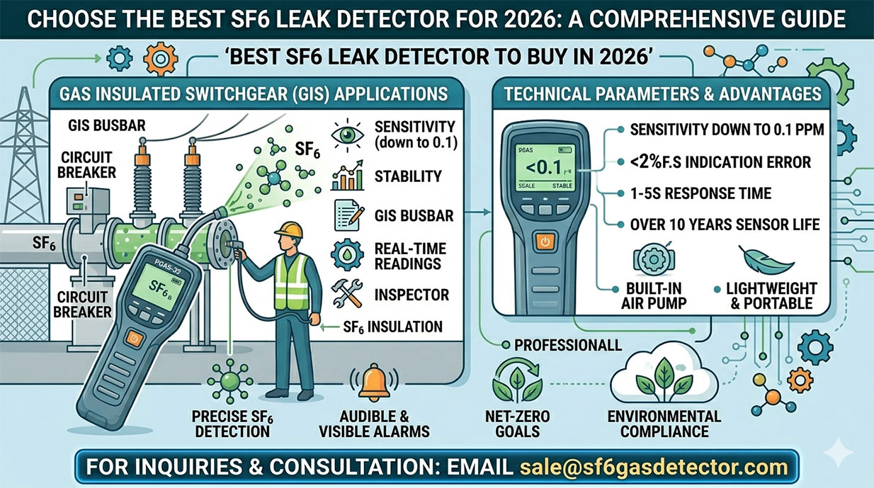 Which Is the Best SF6 Leak Detector to Buy in 2026 for High-Voltage Maintenance?