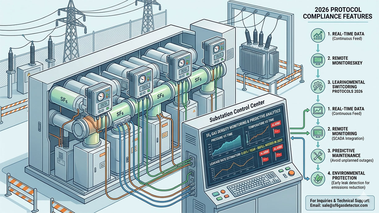 How to Implement Substation Gas Density Monitoring Protocols 2026 for SF6 Maintenance