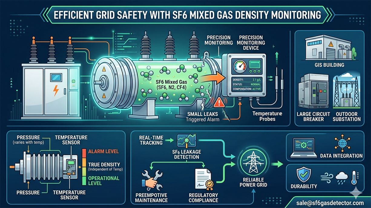 SF6 Mixed Gas Density Monitoring Device | Leakage Detection 2026