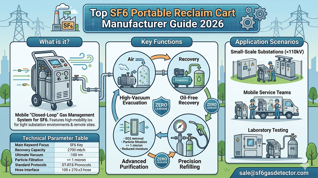 Top SF6 Portable Reclaim Cart Manufacturer Guide 2026