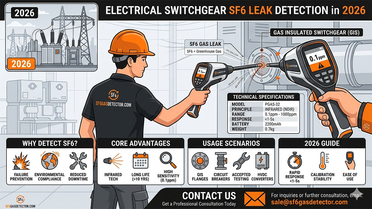 Why is Electrical Switchgear SF6 Leak Detection in 2026 Crucial for Grid Safety