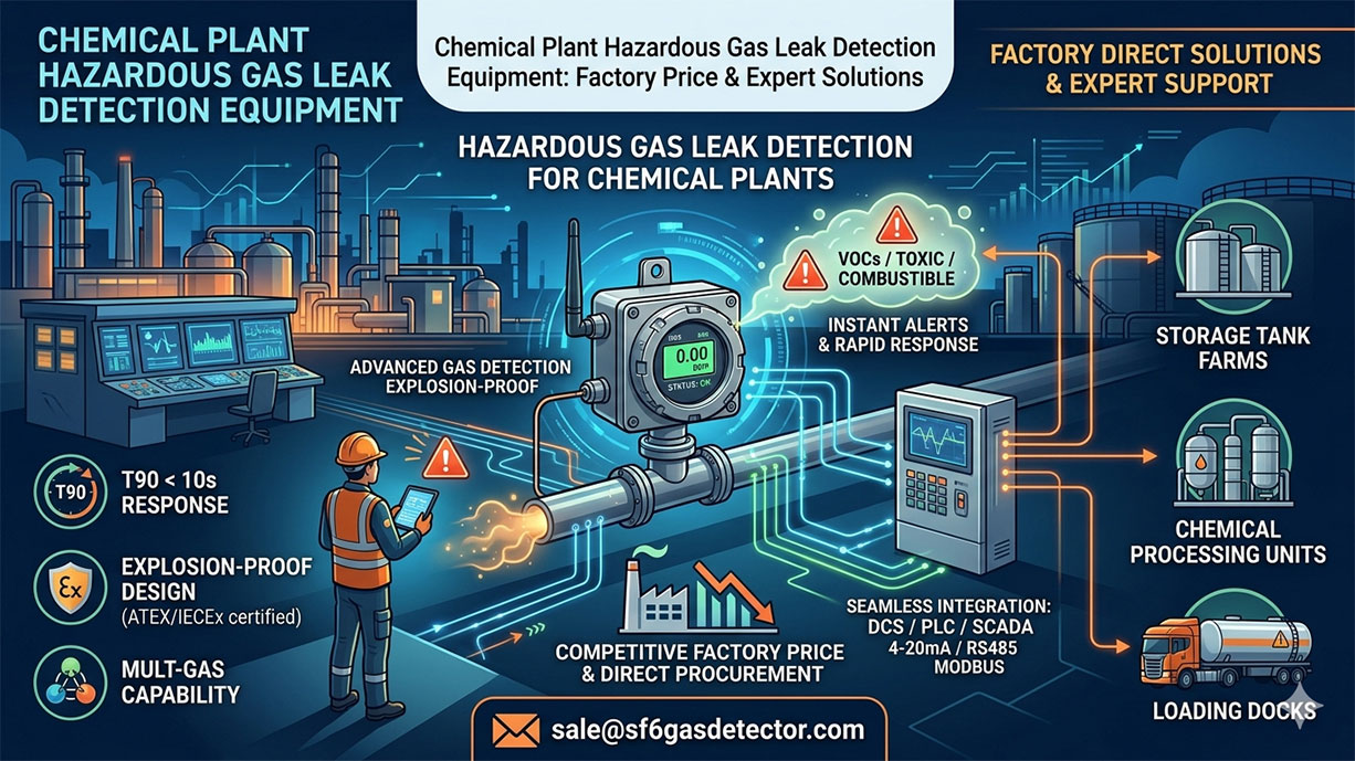 Chemical Plant Hazardous Gas Leak Detection Equipment: Factory Price & Expert Solutions