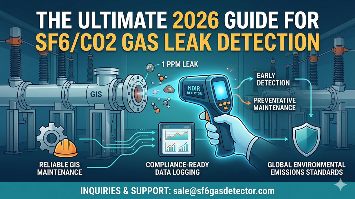 SF6/CO2 Gas Leak Detector Guide 2026 | Professional GIS Solutions