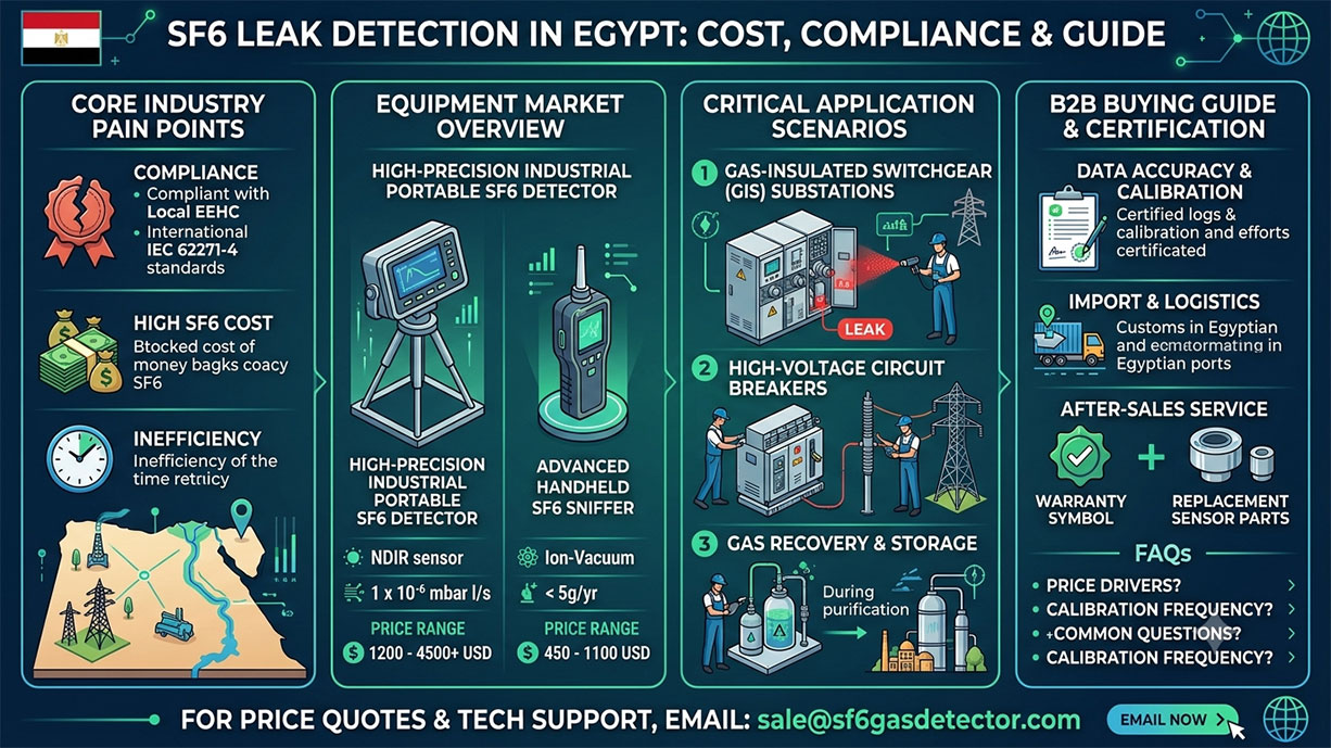 SF6 Leak Detection Equipment Price Egypt | Buying Guide & Quotes 2026