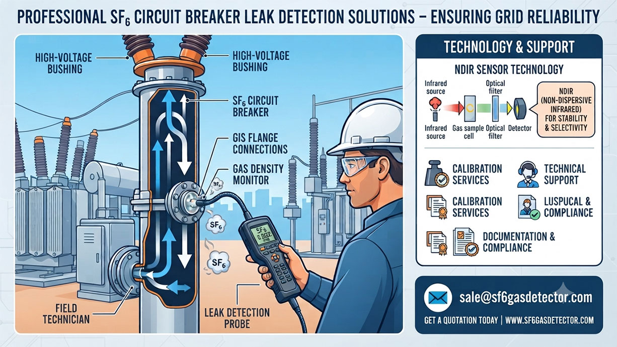 Get Quotation SF6 Circuit Breaker Leak Detector Manufacturer