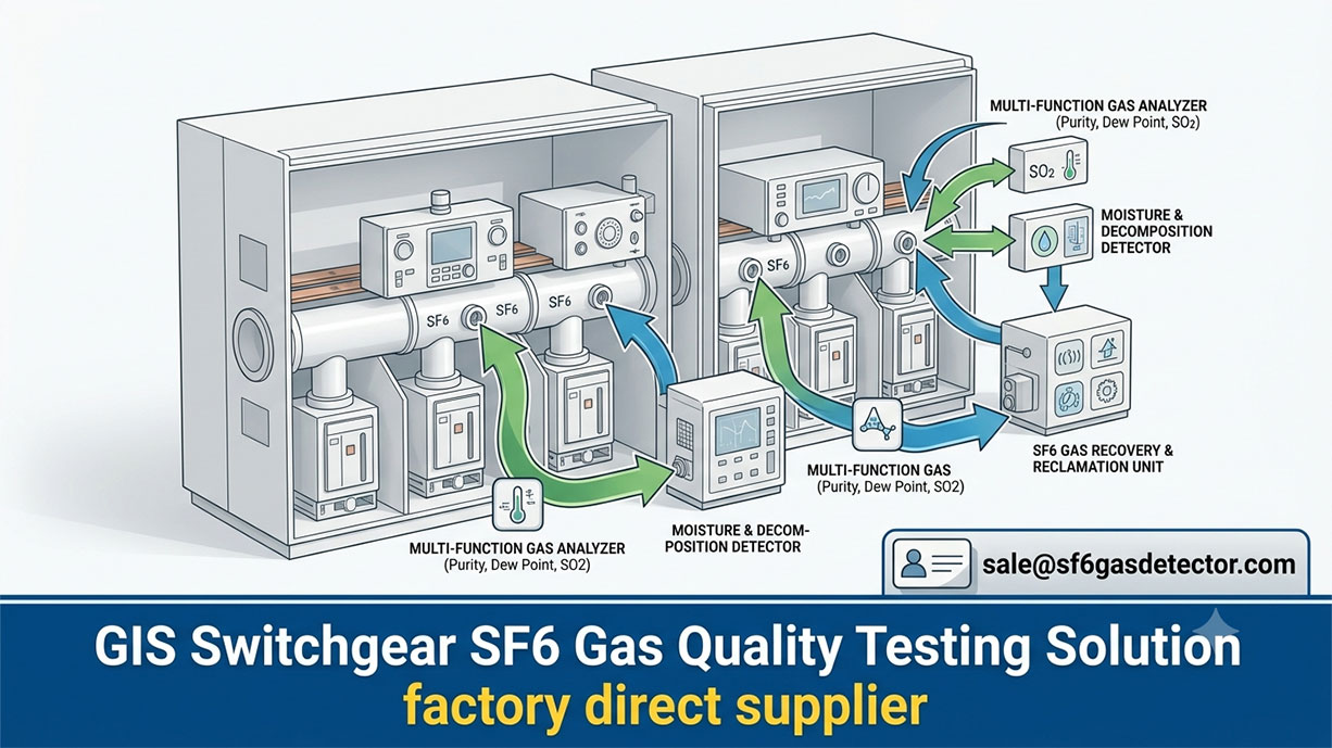 Reliable GIS Switchgear SF6 Gas Quality Testing Solution: Factory Direct Supplier