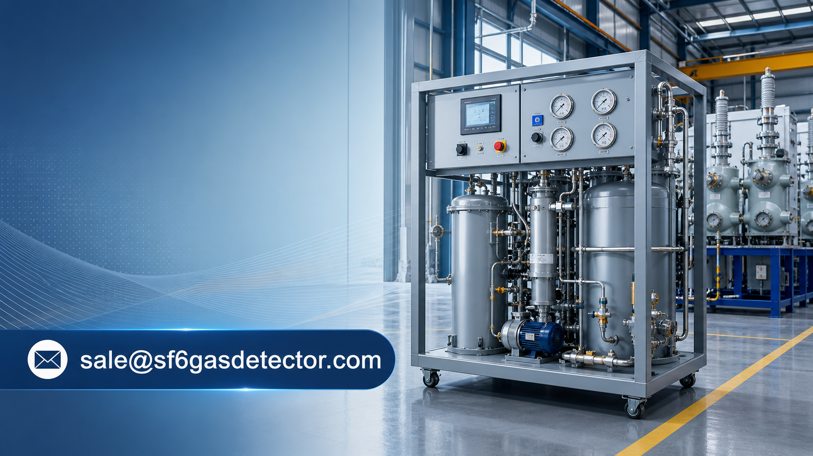 Industrial SF6 gas maintenance unit from a factory direct supplier