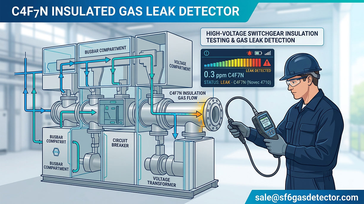 OEM/ODM C4F7N Insulated Gas Leak Detector Supplier for Reliable Detection