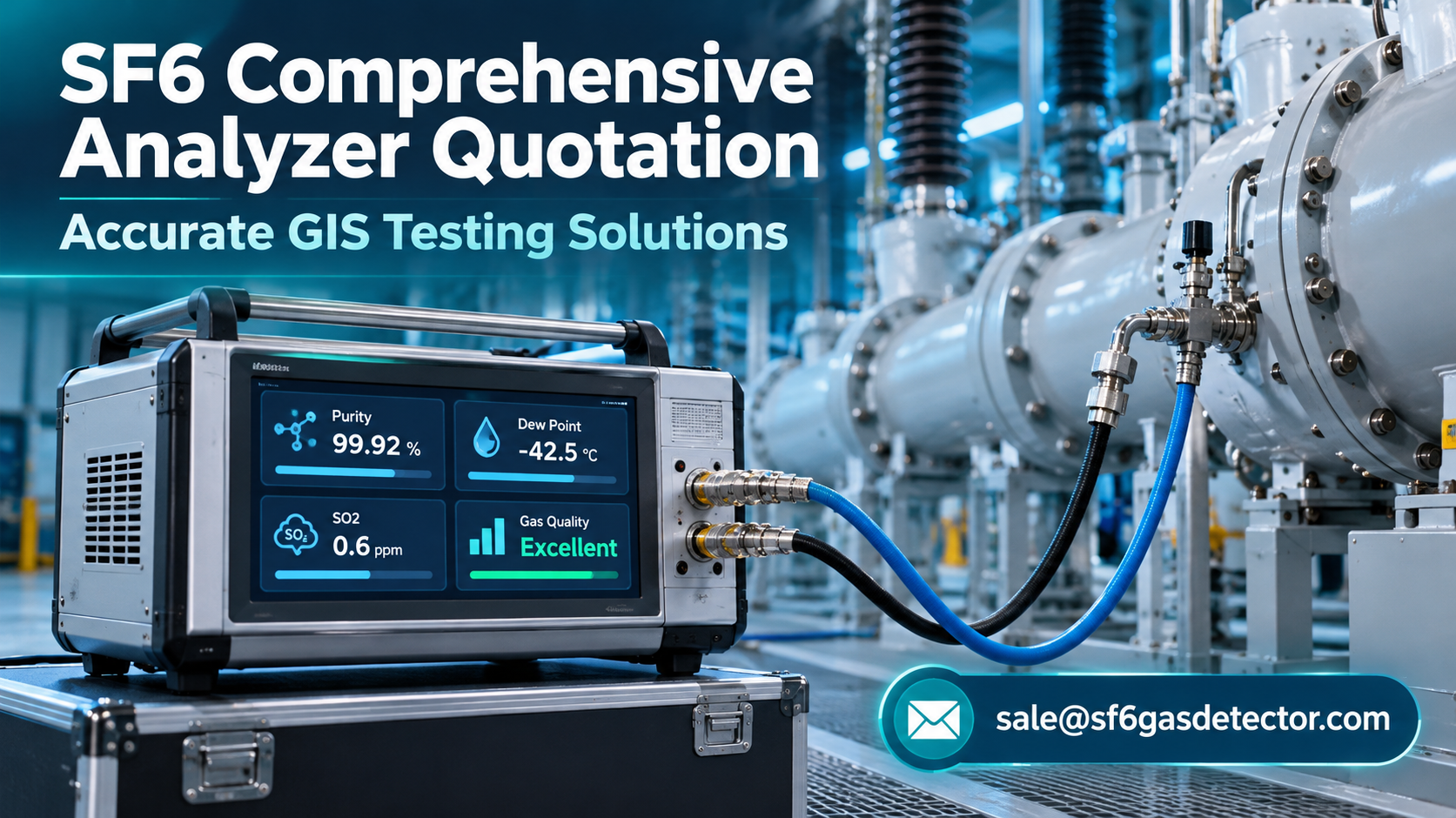SF6 gas analyzer testing industrial GIS electrical equipment for accurate quotation assessment